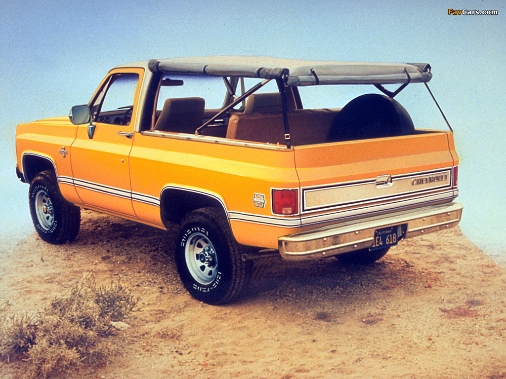 Chevrolet Blazer 1977–78 photos (1024 x 768)