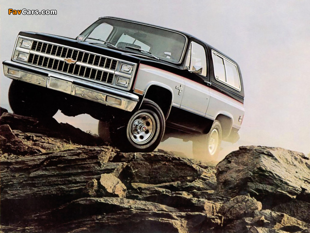Chevrolet Blazer 1981–82 pictures (640 x 480)