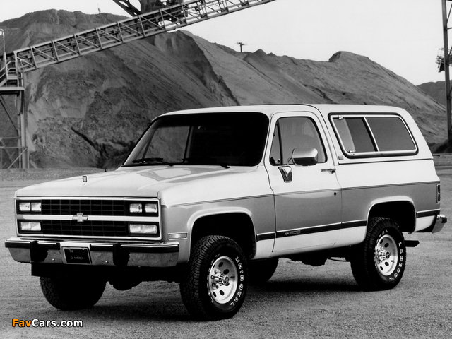 1989–91 Chevrolet K5 Blazer 1988–91 photos (640 x 480)