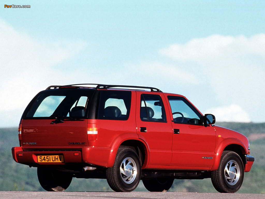 Chevrolet Blazer UK-spec 1997–2005 images (1024 x 768)