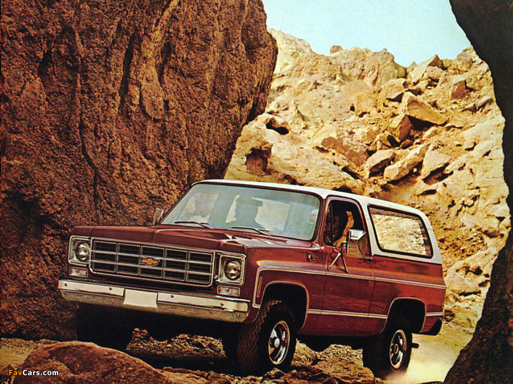 Images of Chevrolet Blazer 1977–78 (1024 x 768)