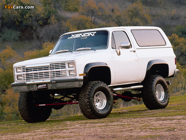 Images of Xenon Chevrolet Blazer 1983–88 (640 x 480)