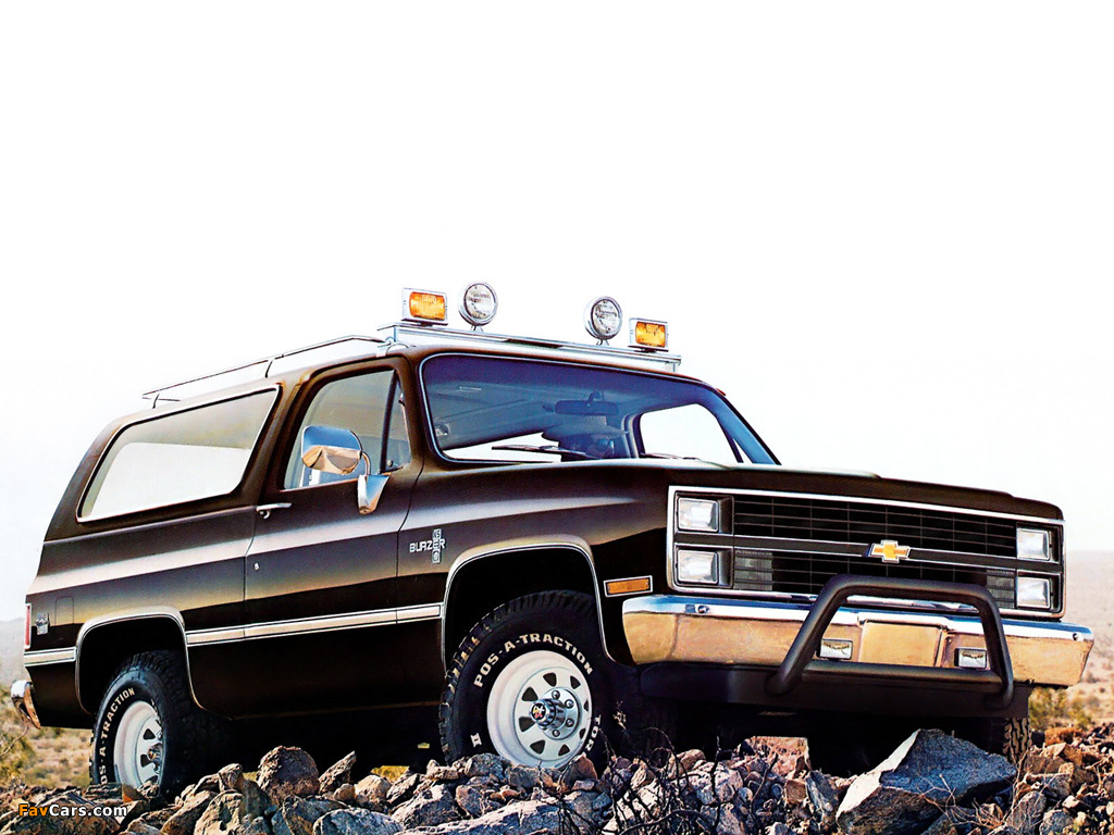 Photos of Chevrolet Blazer 1983–84 (1024 x 768)