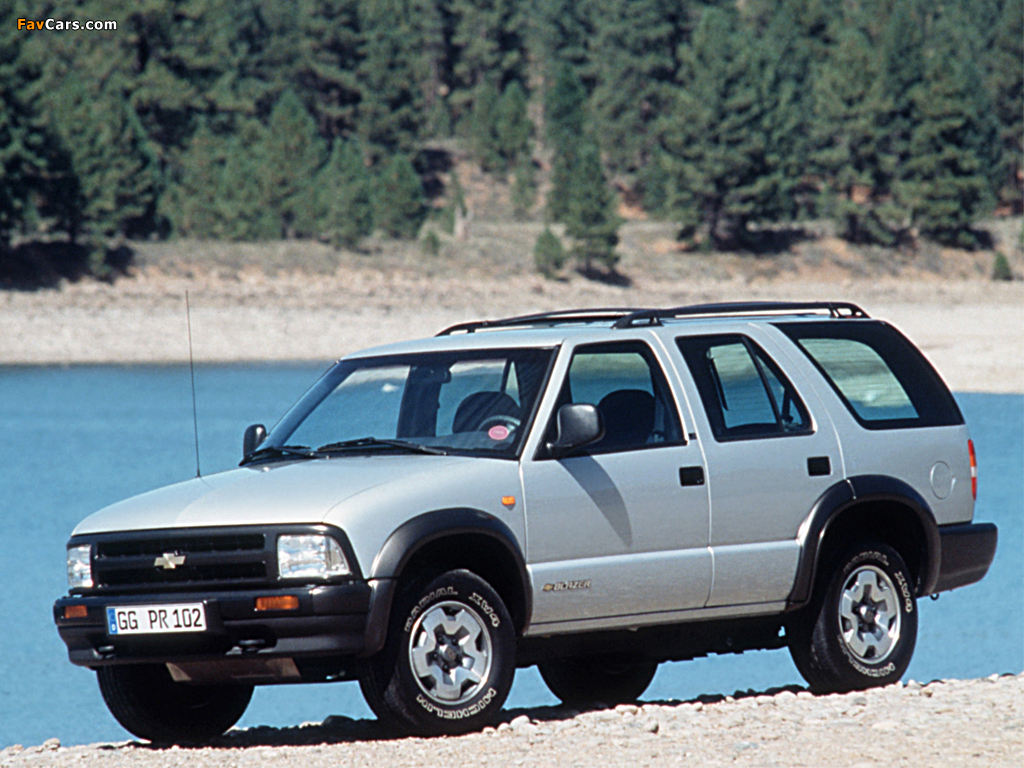Photos of Chevrolet Blazer EU-spec 1995–97 (1024 x 768)