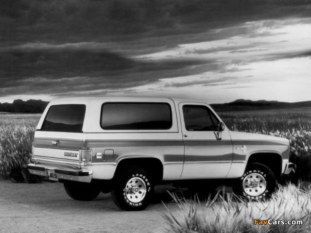 Pictures of Chevrolet Blazer 1985–88 (640 x 480)