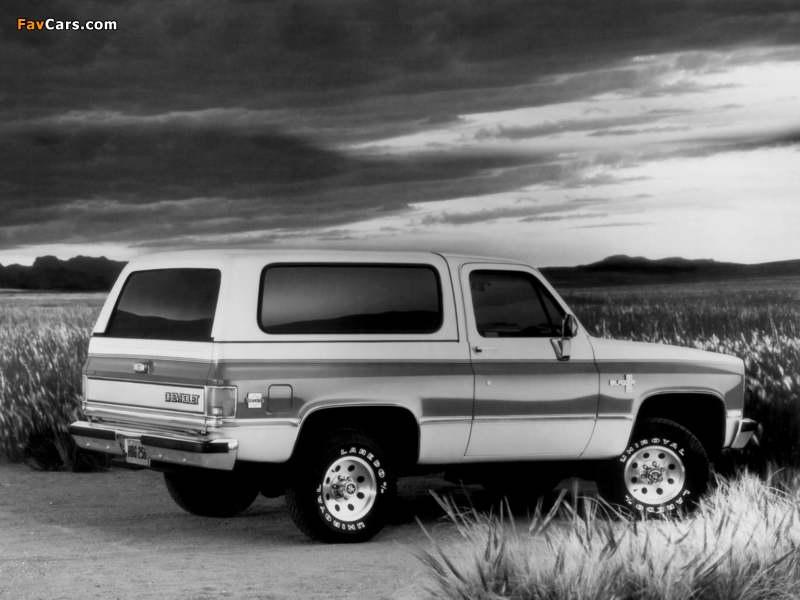 Pictures of Chevrolet Blazer 1985–88 (800 x 600)