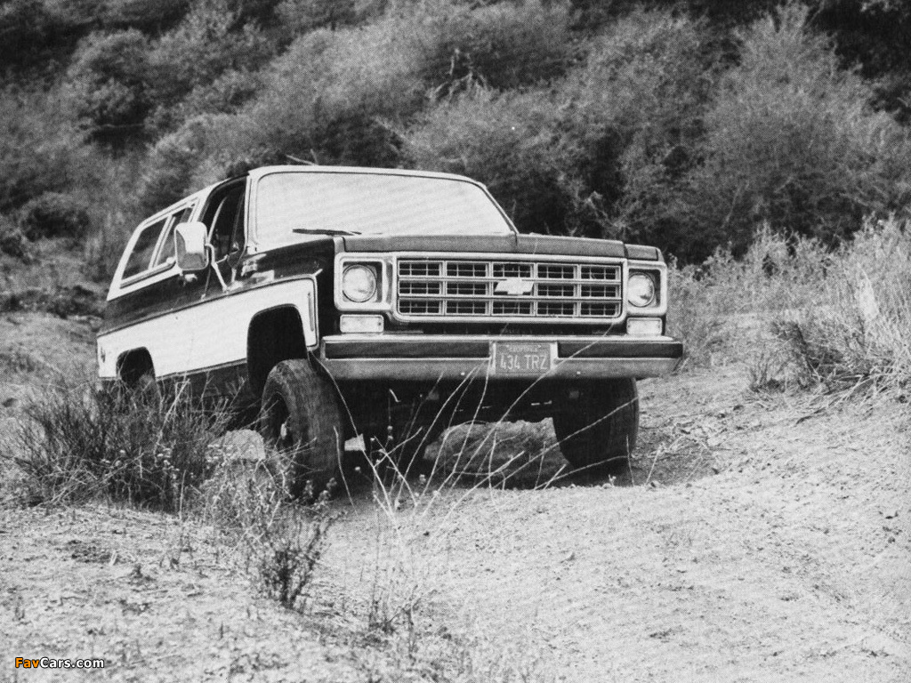 1977–78 Chevrolet K5 Blazer 1976–78 wallpapers (1024 x 768)
