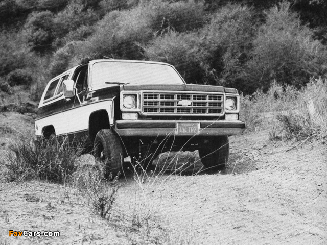1977–78 Chevrolet K5 Blazer 1976–78 wallpapers (640 x 480)