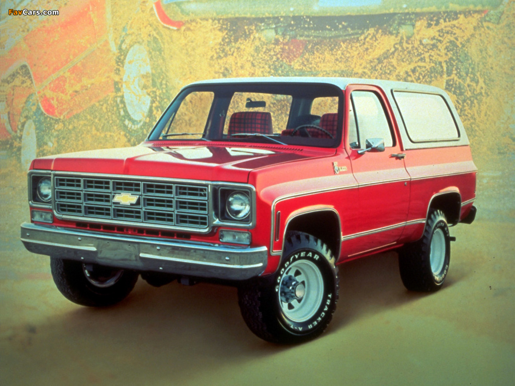 Chevrolet Blazer 1977–78 wallpapers (1024 x 768)