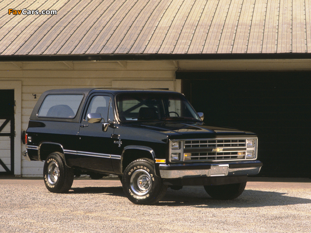 1985–88 Chevrolet K5 Blazer 1984–89 wallpapers (640 x 480)