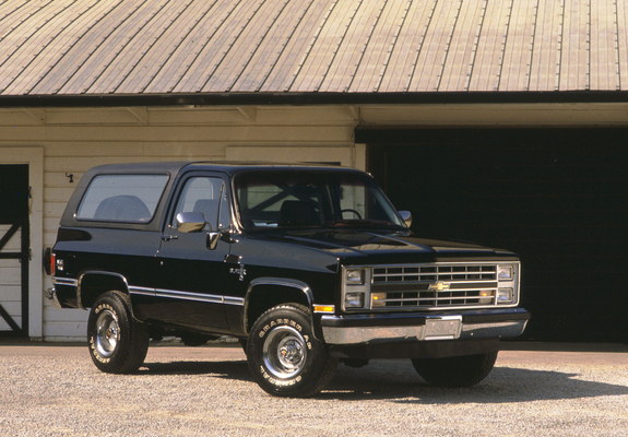 1985–88 Chevrolet K5 Blazer 1984–89 wallpapers