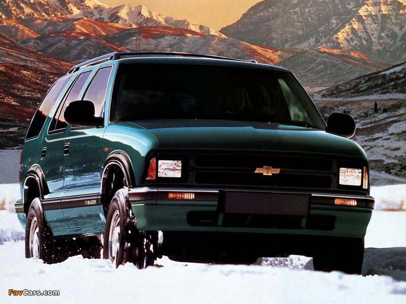 Chevrolet Blazer 1995–97 wallpapers (800 x 600)