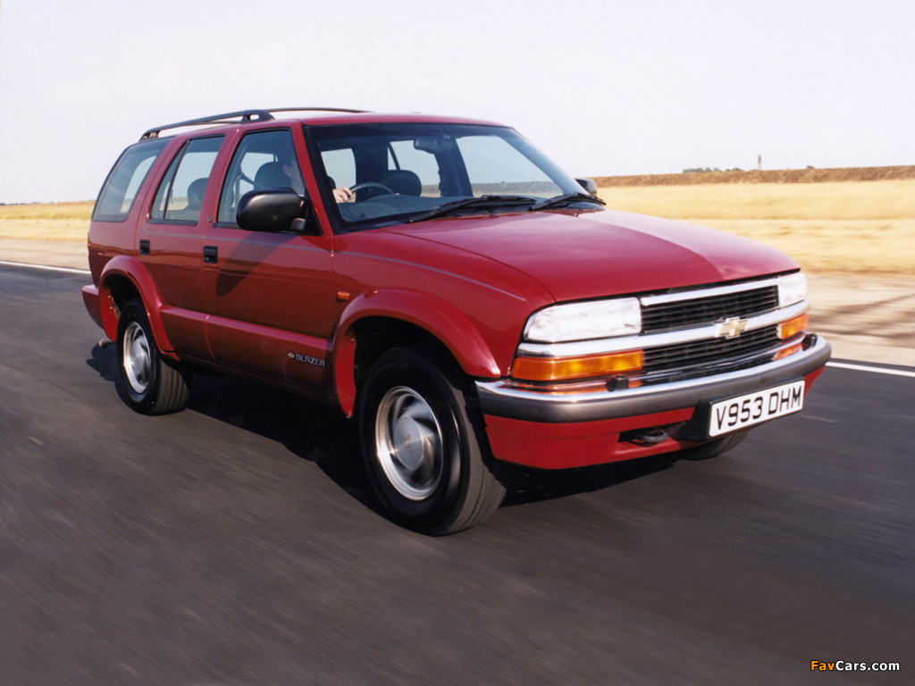 Chevrolet Blazer UK-spec 1997–2005 wallpapers (1024 x 768)