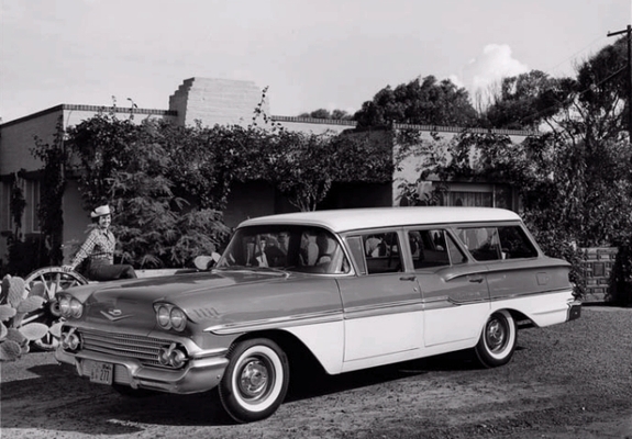 Chevrolet Brookwood 9-passenger Wagon 1958 photos
