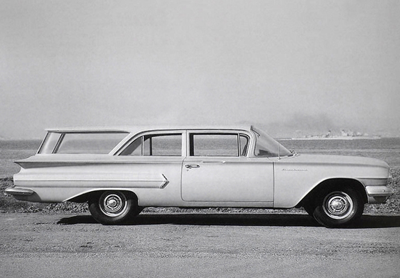 Chevrolet Brookwood 2-door Wagon 1960 wallpapers
