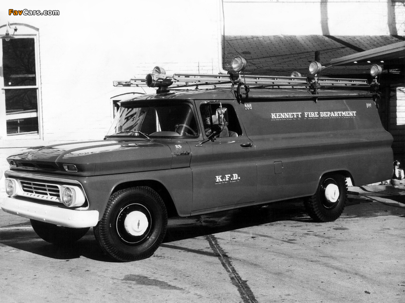 Chevrolet C30 Panel Firetruck (C3605) 1962 pictures (800 x 600)