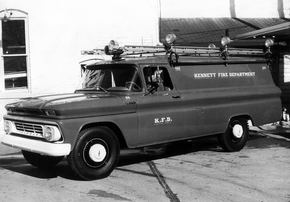 Chevrolet C30 Panel Firetruck (C3605) 1962 pictures