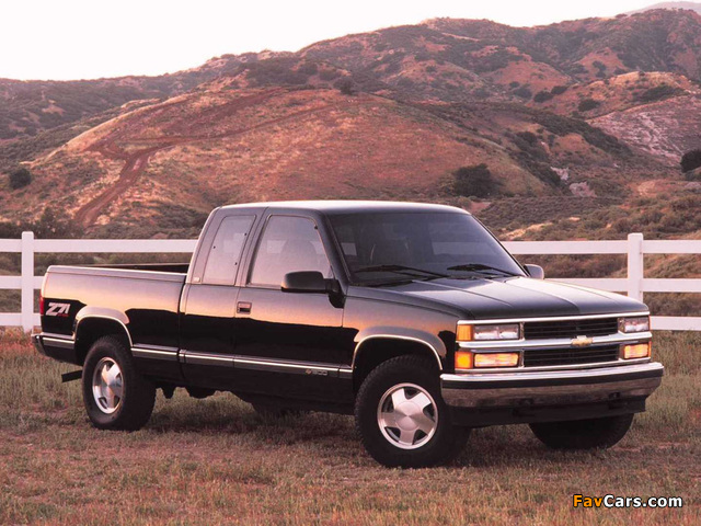 Chevrolet C/K 1500 Extended Cab 1988–99 images (640 x 480)