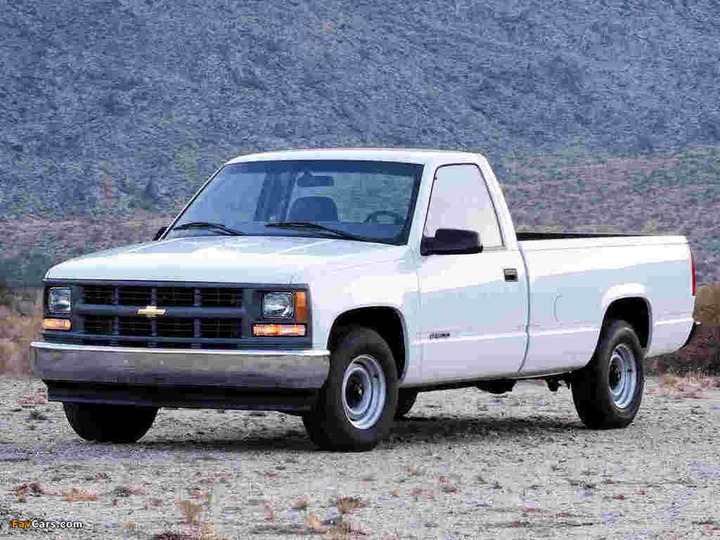 Chevrolet C/K 1500 Regular Cab Work Truck 1988–99 pictures (1024 x 768)