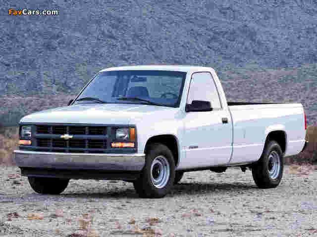 Chevrolet C/K 1500 Regular Cab Work Truck 1988–99 pictures (640 x 480)