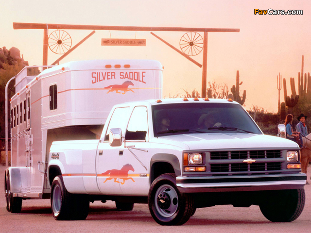 Chevrolet C/K 3500 Crew Cab Work Truck 1988–99 pictures (640 x 480)