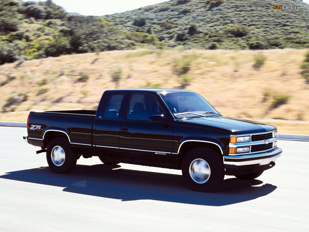 Chevrolet C/K 1500 Extended Cab 1988–99 wallpapers (1024 x 768)
