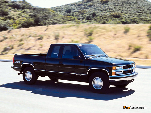 Chevrolet C/K 1500 Extended Cab 1988–99 wallpapers (640 x 480)