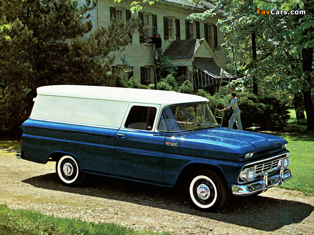 Chevrolet C10 Panel Van 1960–66 images (640 x 480)