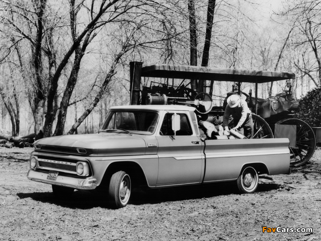 Images of Chevrolet C10 Fleetside Pickup (C1434) 1965 (640 x 480)