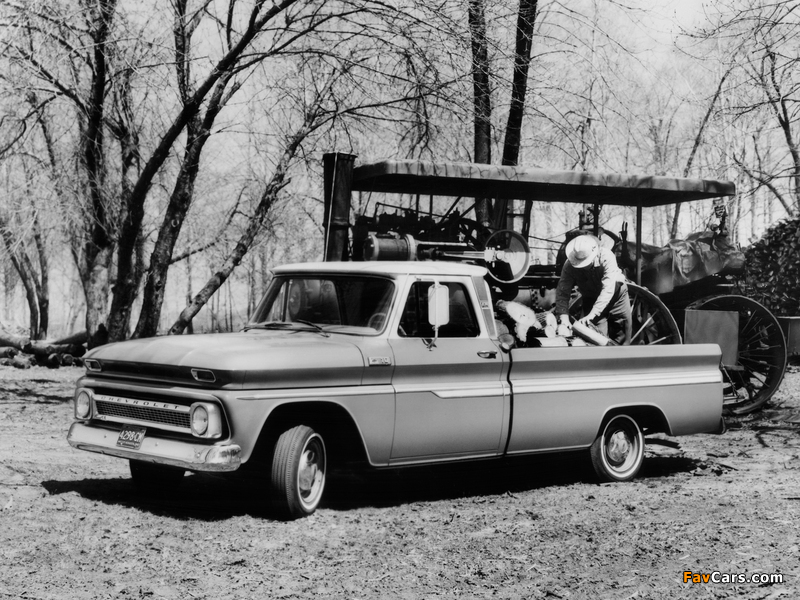 Images of Chevrolet C10 Fleetside Pickup (C1434) 1965 (800 x 600)