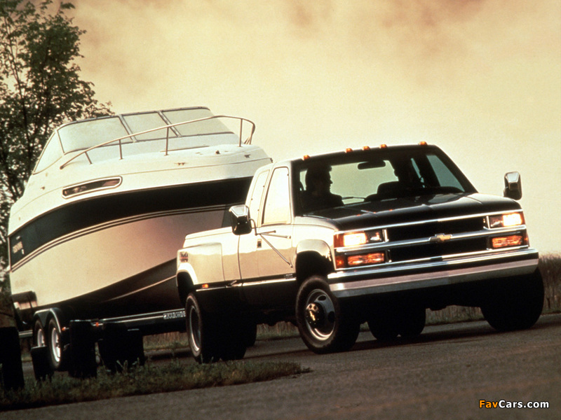 Photos of Chevrolet C/K 3500 Extended Cab 1988–99 (800 x 600)