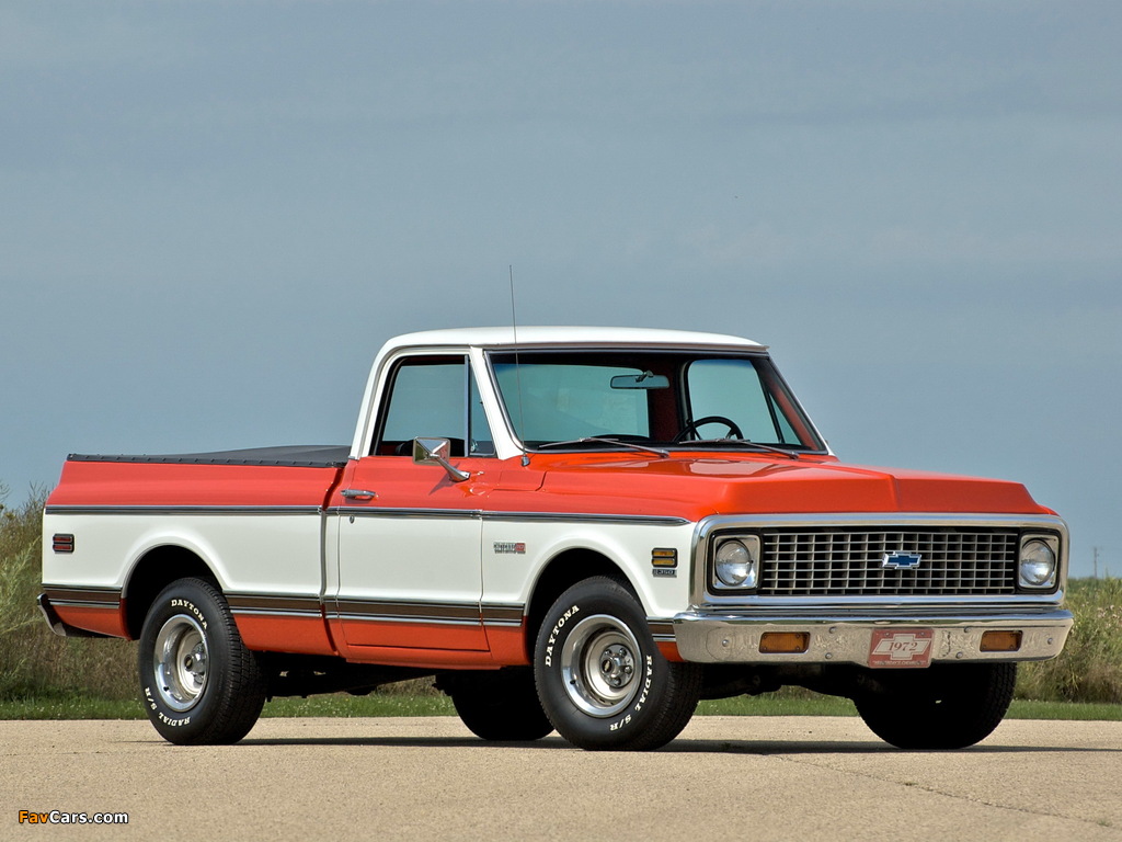 Chevrolet C10 Cheyenne Pickup 1971–72 wallpapers (1024 x 768)