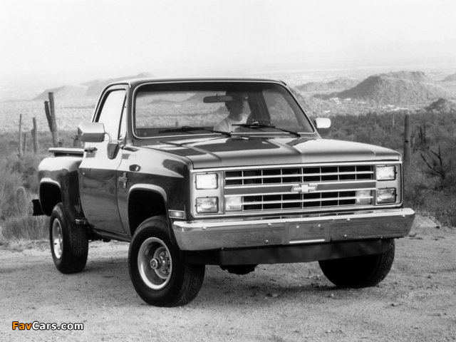 Chevrolet K10 Silverado 1985 wallpapers (640 x 480)