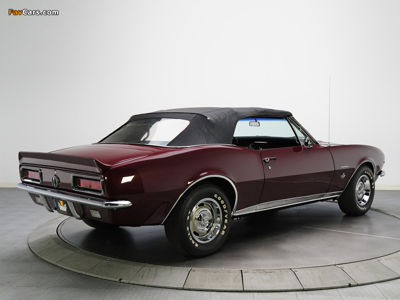 Chevrolet Camaro RS 327 Convertible (12467) 1967 images (800 x 600)
