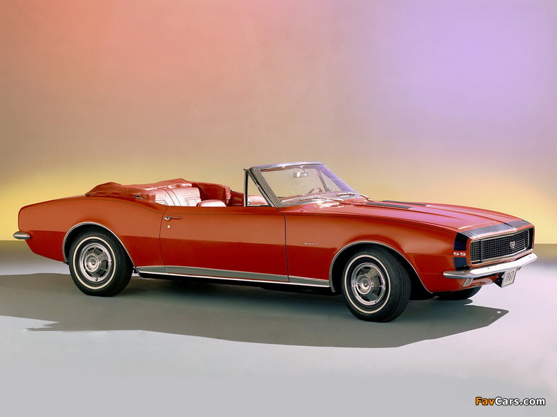 Chevrolet Camaro RS/SS 350 Convertible (12467) 1967 images (800 x 600)