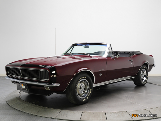 Chevrolet Camaro RS 327 Convertible (12467) 1967 images (640 x 480)