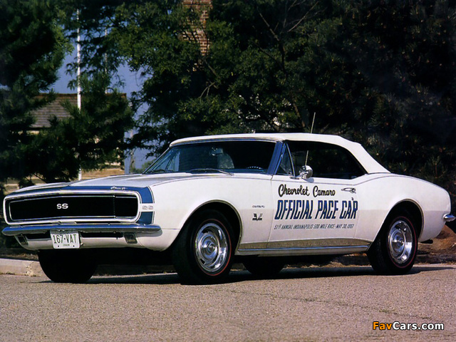 Chevrolet Camaro RS/SS Convertible Indy 500 Pace Car (12467) 1967 pictures (640 x 480)