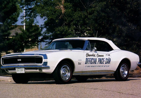Chevrolet Camaro RS/SS Convertible Indy 500 Pace Car (12467) 1967 pictures