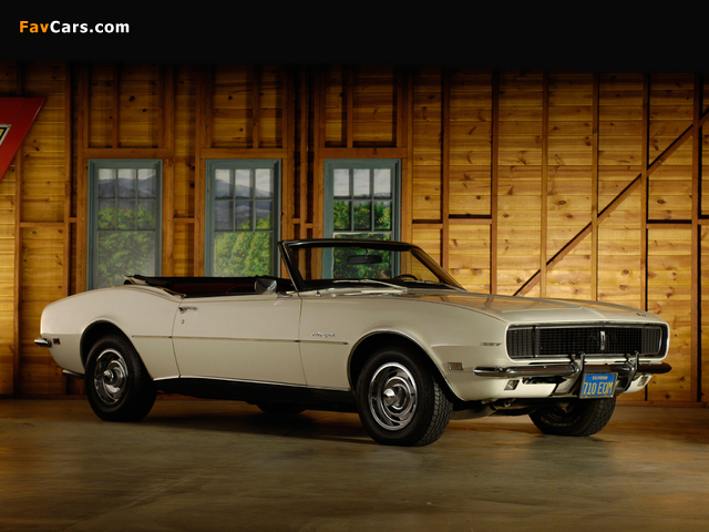 Chevrolet Camaro RS 327 Convertible 1968 images (640 x 480)