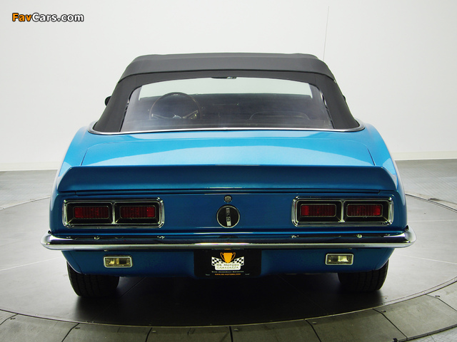 Chevrolet Camaro RS 327 Convertible 1968 pictures (640 x 480)