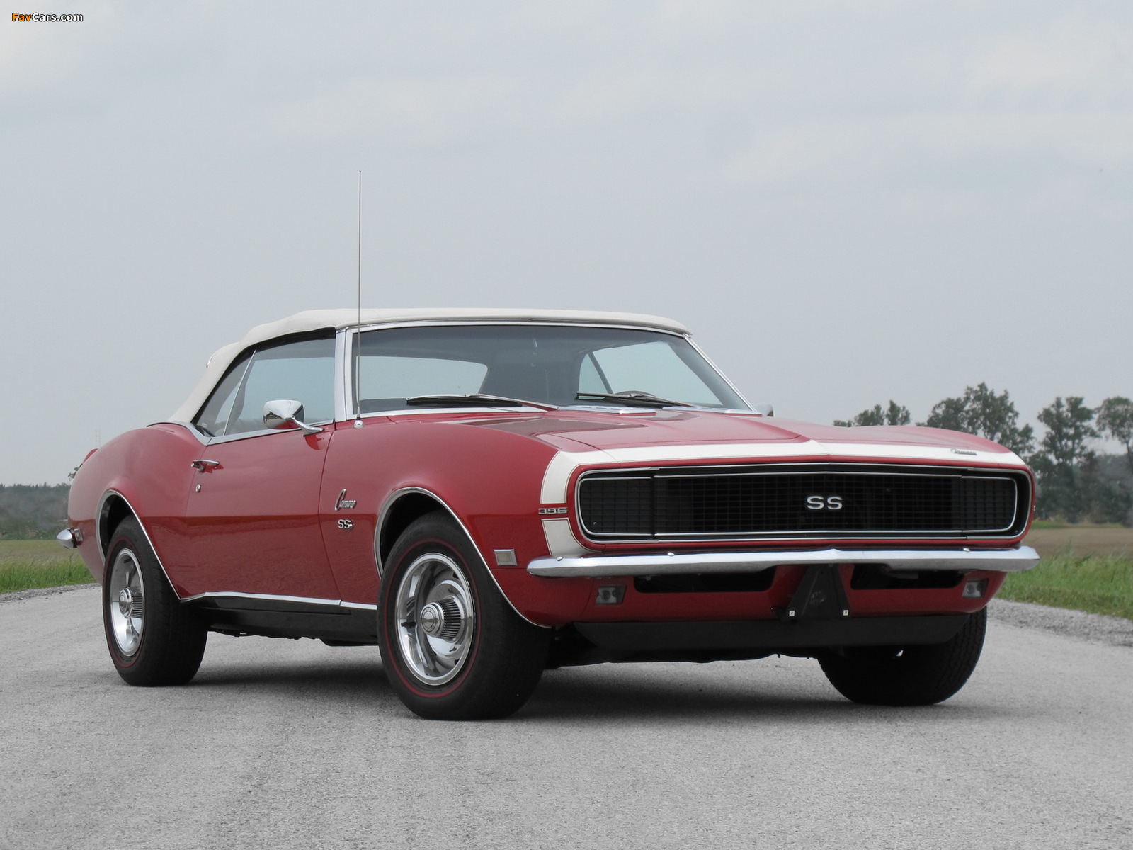 Chevrolet Camaro RS/SS 396 Convertible 1968 wallpapers (1600 x 1200)
