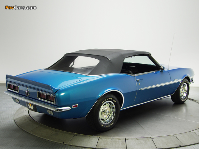 Chevrolet Camaro RS 327 Convertible 1968 wallpapers (640 x 480)
