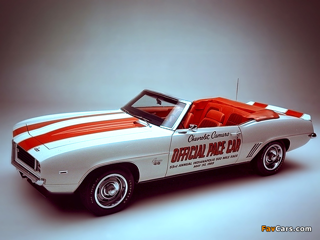 Chevrolet Camaro RS/SS Convertible Indy 500 Pace Car 1969 images (640 x 480)