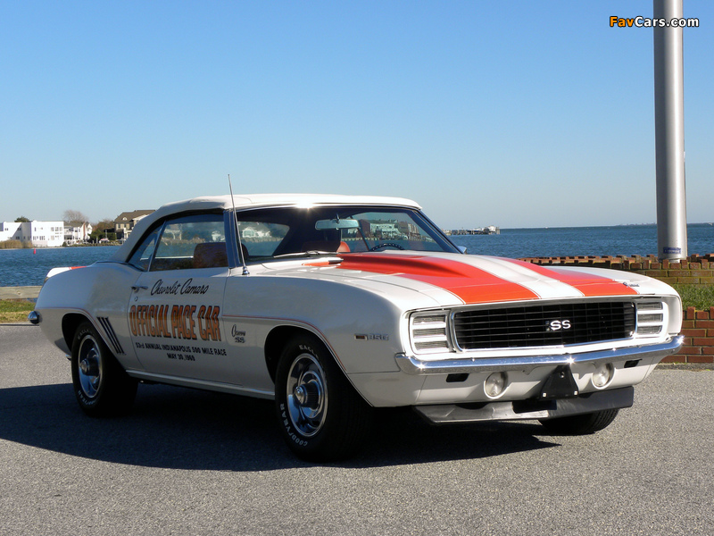 Chevrolet Camaro RS/SS 350 Convertible Indy 500 Pace Car 1969 photos (800 x 600)