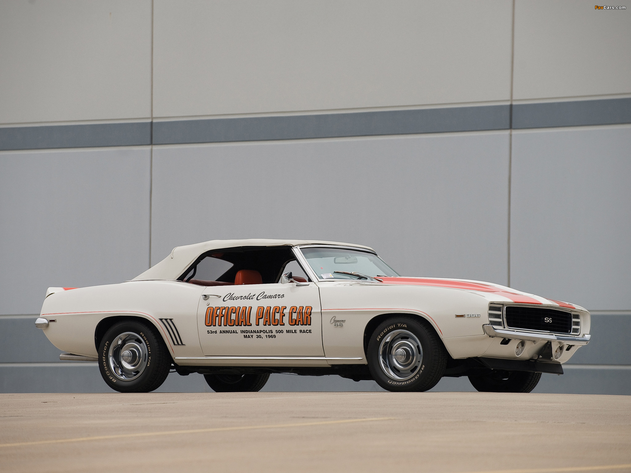 Chevrolet Camaro RS/SS 350 Convertible Indy 500 Pace Car 1969 pictures (2048 x 1536)