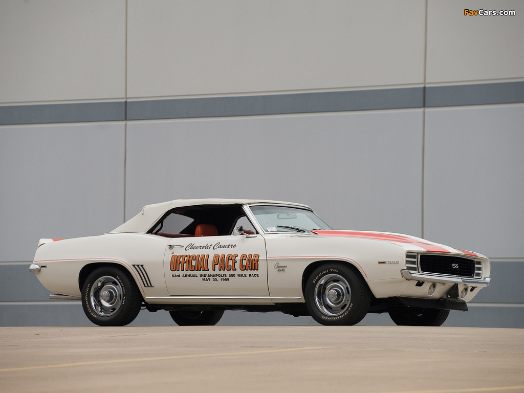 Chevrolet Camaro RS/SS 350 Convertible Indy 500 Pace Car 1969 pictures (1024 x 768)