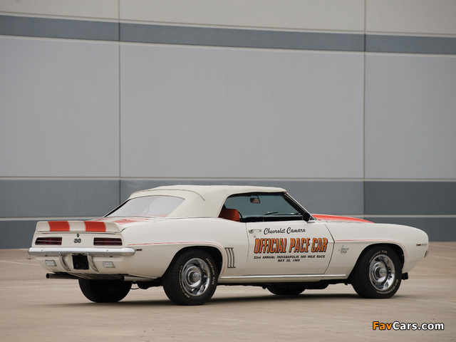 Chevrolet Camaro RS/SS 396 Convertible Indy 500 Pace Car 1969 pictures (640 x 480)