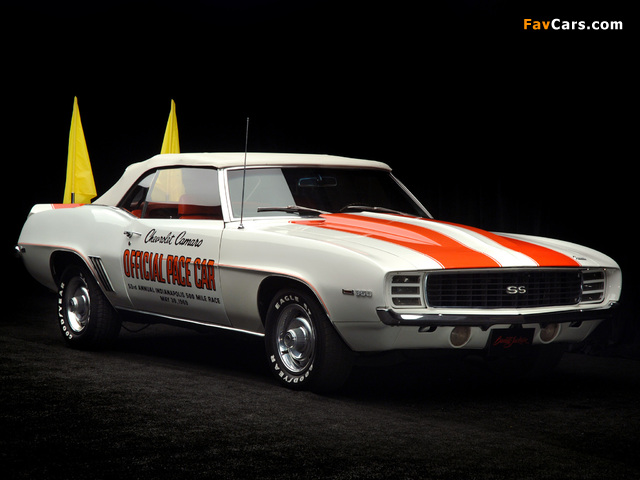 Chevrolet Camaro RS/SS 350 Convertible Indy 500 Pace Car 1969 pictures (640 x 480)