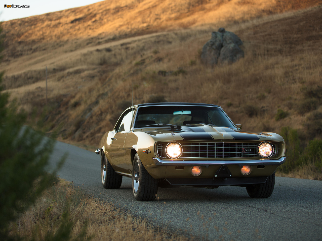 Chevrolet Camaro Z/28 with Vinyl Roof Cover (12437) 1969 pictures (1280 x 960)