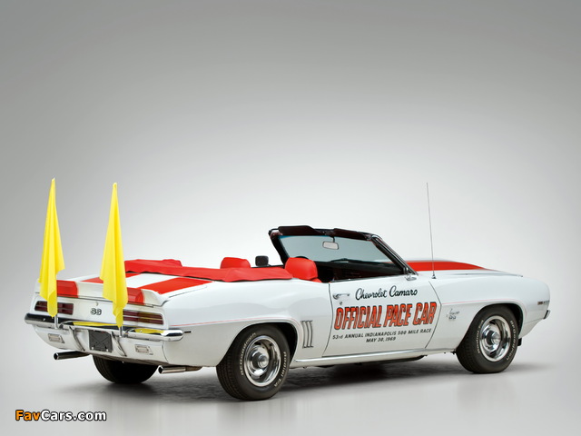 Chevrolet Camaro RS/SS 350 Convertible Indy 500 Pace Car 1969 pictures (640 x 480)